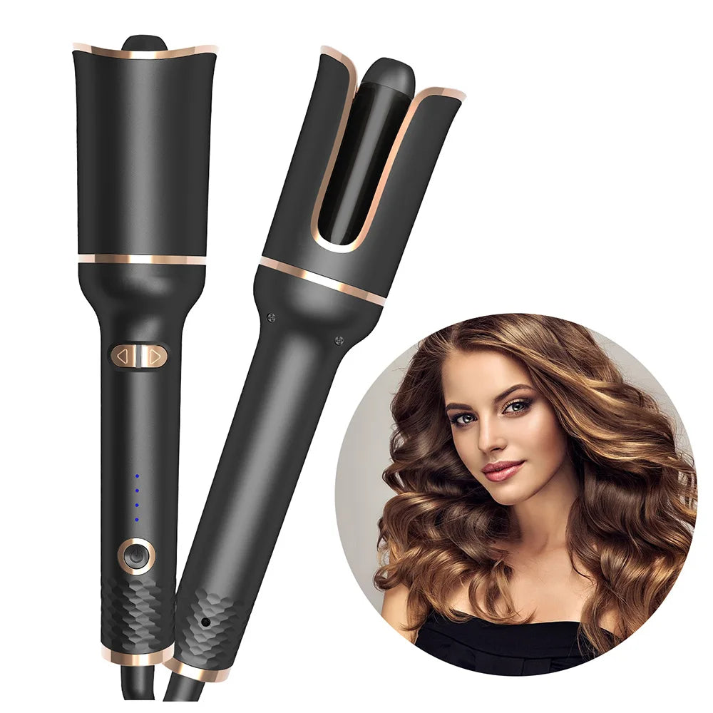 Auto Rotating Ceramic Hair Curler