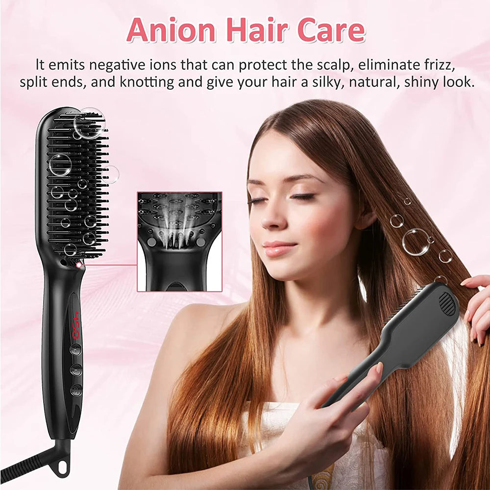 Hair Straightener Brush