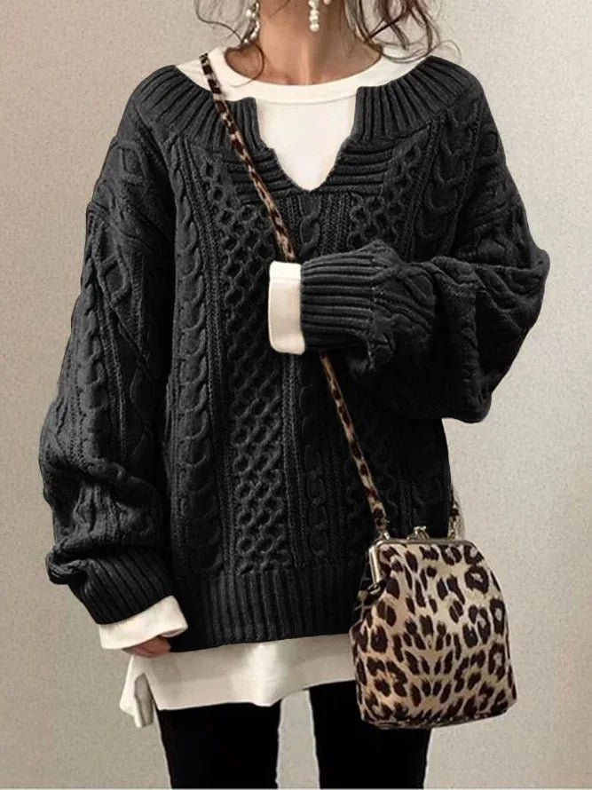 Women's Retro Knit Sweater