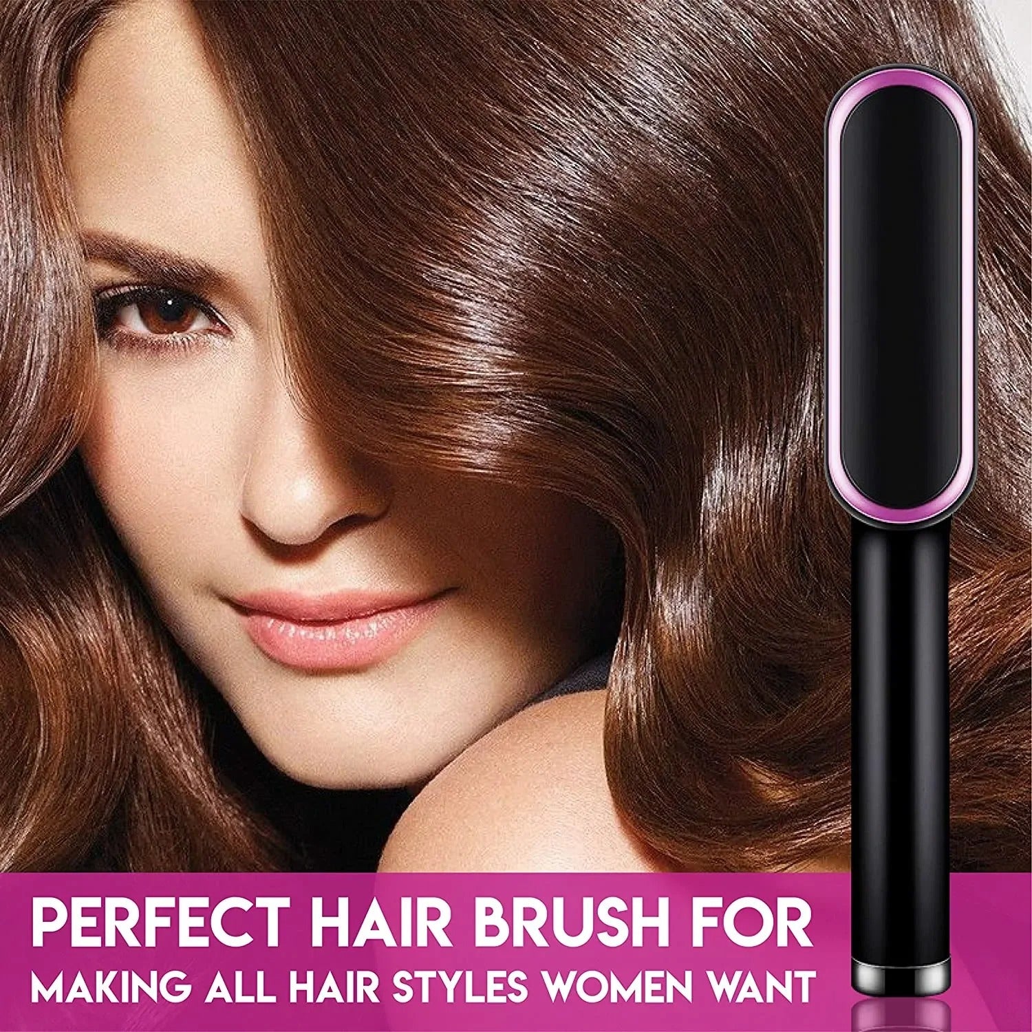 Professional 3-in-1 Negative Ion Hair Straightener