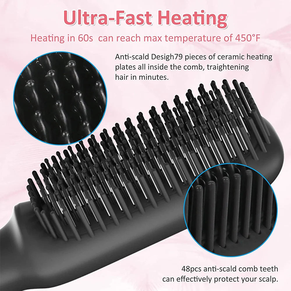 Hair Straightener Brush