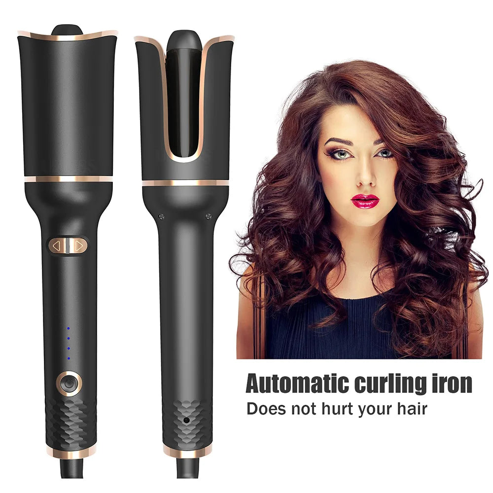 Auto Rotating Ceramic Hair Curler