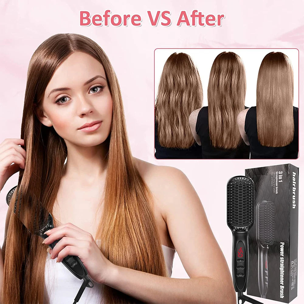 Hair Straightener Brush